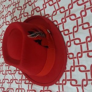 Kids fedora with accent